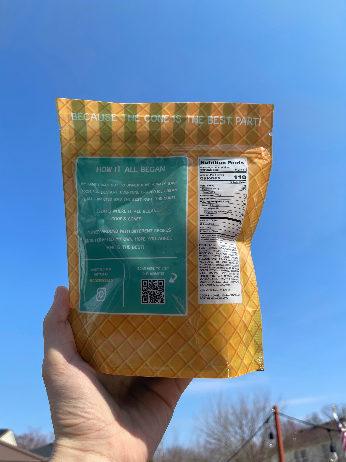 Coop's Birthday Cake Waffle Chips