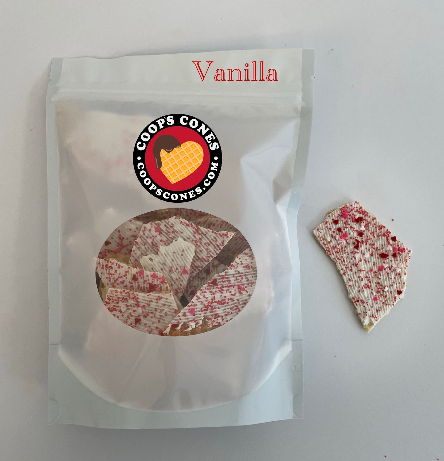 Coop’s Vanilla waffle cone chips